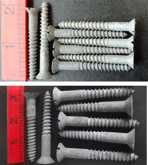 the vintage screw company|vintage slotted wood screws.